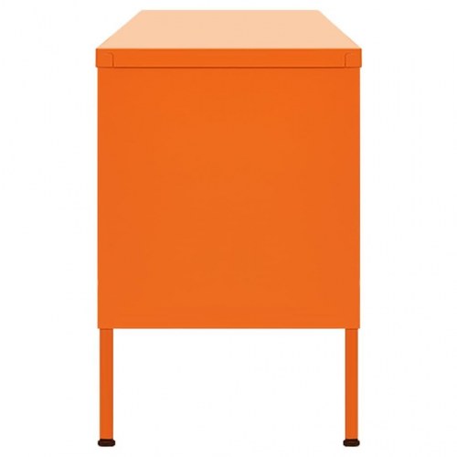 Tv-skab 105x35x50 cm stål Orange