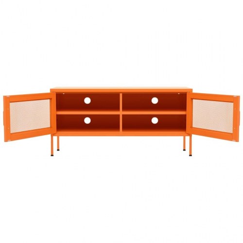 Tv-skab 105x35x50 cm stål Orange