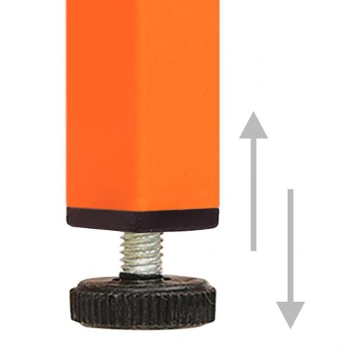 Tv-skab 105x35x50 cm stål Orange