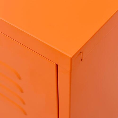 Tv-skab 105x35x50 cm stål Orange