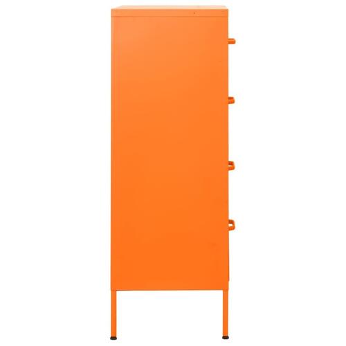 Kommode 80x35x101,5 cm Orange