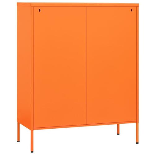 Kommode 80x35x101,5 cm Orange