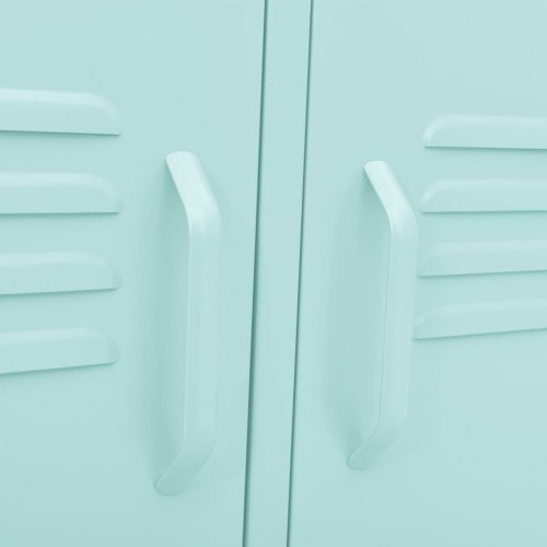 Tv-skab 105x35x50 cm stål Mintgrøn