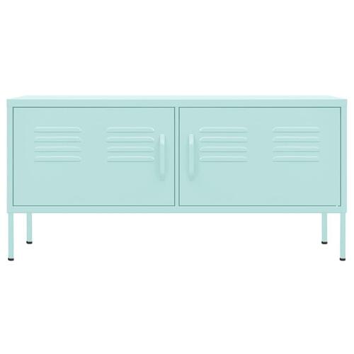 Tv-skab 105x35x50 cm stål Mintgrøn