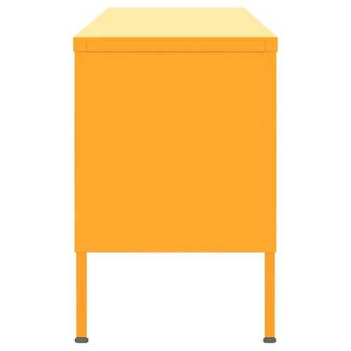 Tv-skab 105x35x50 cm stål Sennepsgul