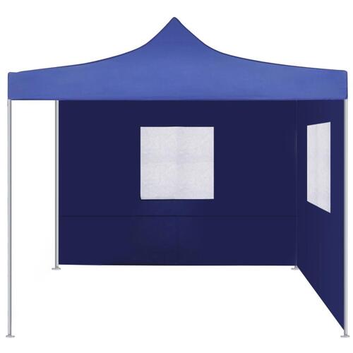 Foldbart telt med 2 vægge 3 x 3 m blå