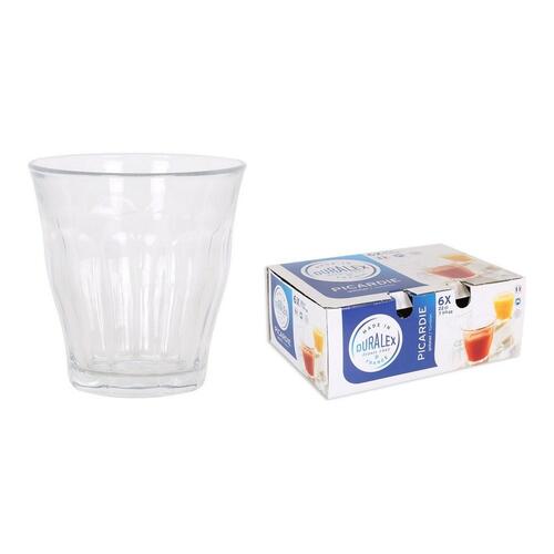 Glassæt Duralex Picardie 200 ml Krystal Gennemsigtig 6 enheder