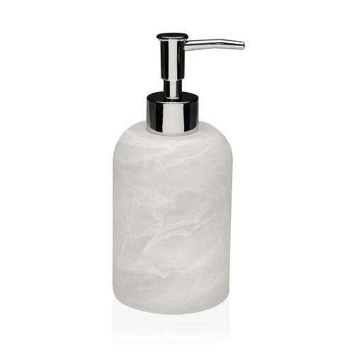 Sæbedispenser Versa Hvid Marmor Harpiks ABS (17,5 cm)