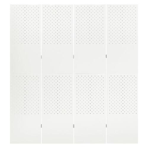 4-panels rumdeler 160x180 cm hvid