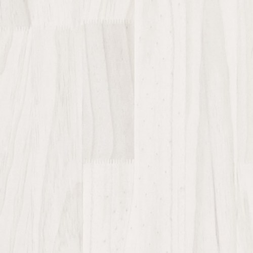 Bogreol 60×30×70 cm - 2 hylder i massivt fyrretræ, hvid