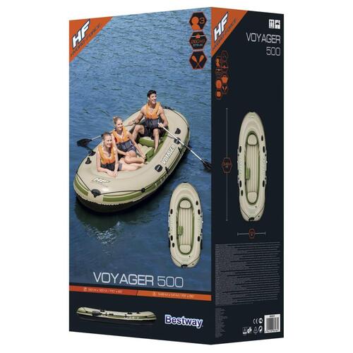Bestway Hydro Force oppustelig gummibåd Voyager 500 348x141 cm