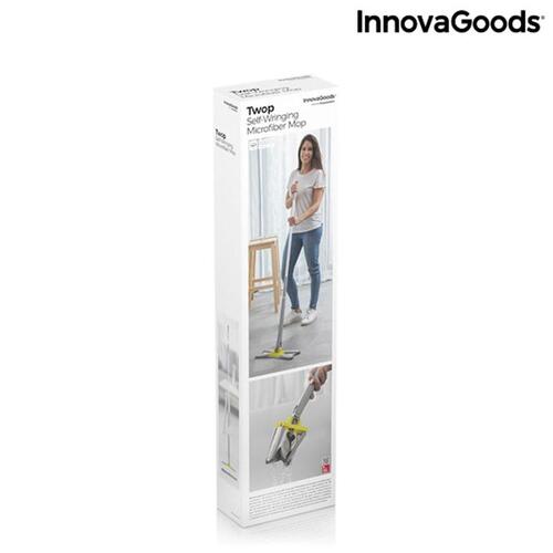 Mikrofiber gulvmoppe med automatisk vridefunktion type X Twop InnovaGoods