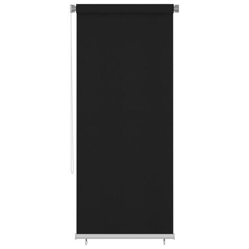 Udendørs rullegardin 100 x 230 cm sort