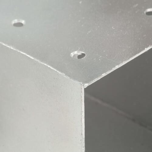 Stolpebeslag Y-form 4 stk. 91x91 mm galvaniseret metal