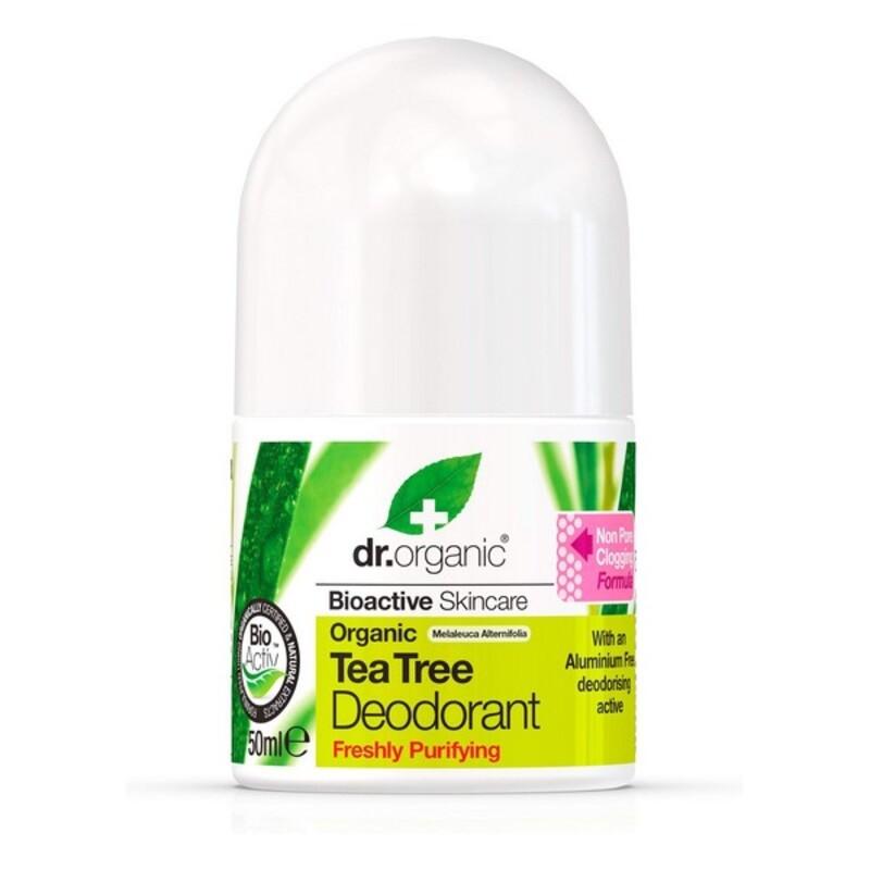 Se Dr. Organic Tea Tree Deodorant Roll-on (50 ml) hos Boligcenter.dk