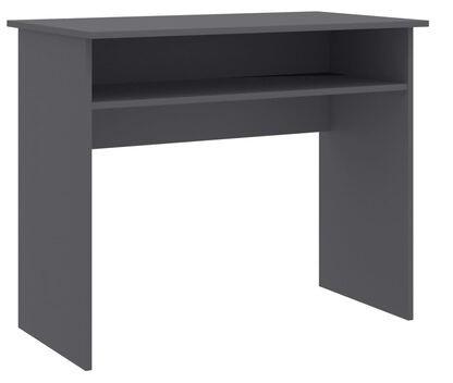 Skrivebord 90x50x74 cm konstrueret træ grå