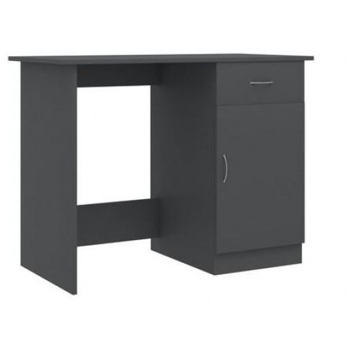 Skrivebord 100x50x76 cm konstrueret træ grå
