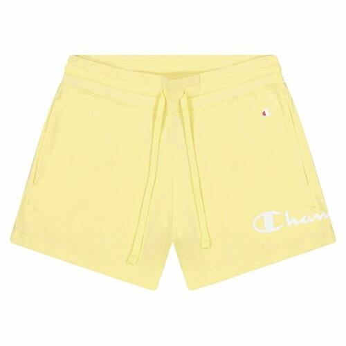 Sport shorts til kvinder Champion Drawcord Pocket Gul M
