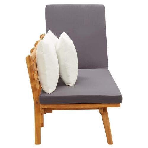 Daybed til haven 200x65 cm massivt akacietræ