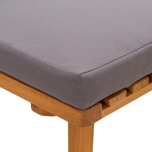 Daybed til haven 200x65 cm massivt akacietræ