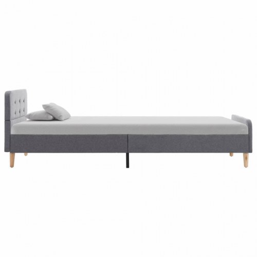 Sengestel i stof 100 x 200 cm - lysegrå