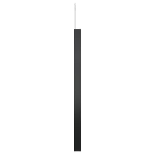 Hængespejl med krog 50 cm sort