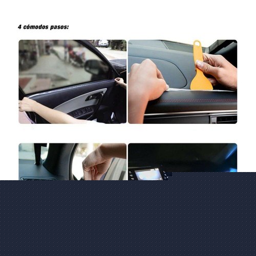 OCC Motorsport Neon Wire Strip 3 m - fiberoptisk lys, violet (USB)