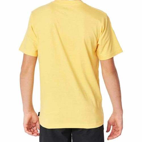 Rip Curl Corp Icon B kortærmet T-shirt til drenge, gul (12 år)