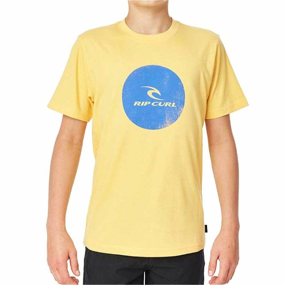 Rip Curl Corp Icon B kortærmet T-shirt til drenge - gul (10 år)