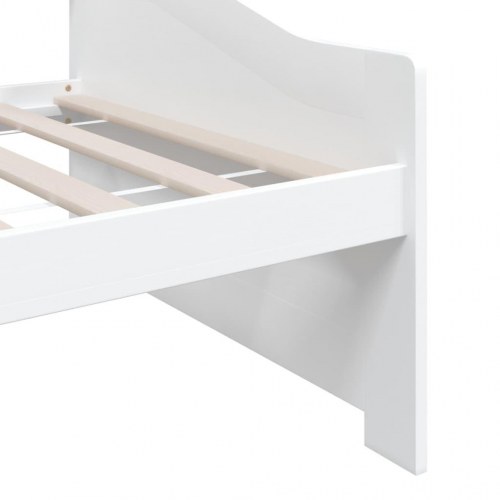 3-personers daybed 90×200 cm - hvid sengeramme i massivt fyrretræ