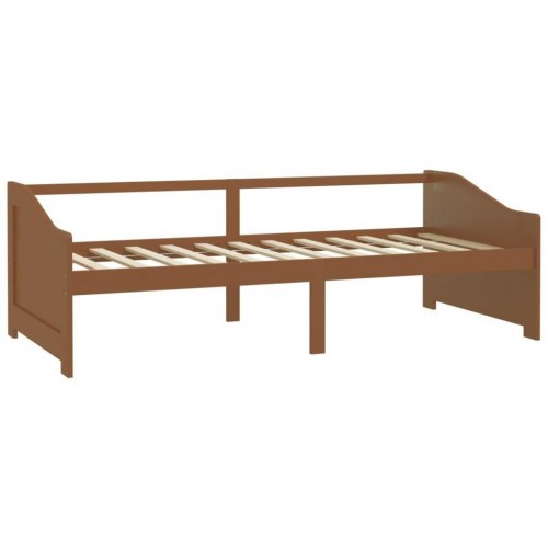 3-personers daybed 90 x 200 cm i massivt fyrretræ - gyldenbrun