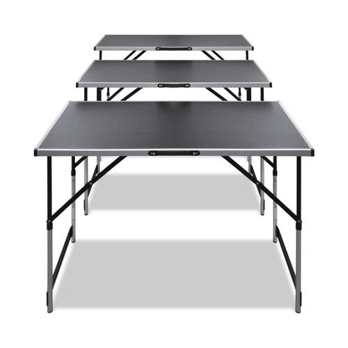 Tapetseringsbord foldbart med justerbar bordhøjde 3 stk.