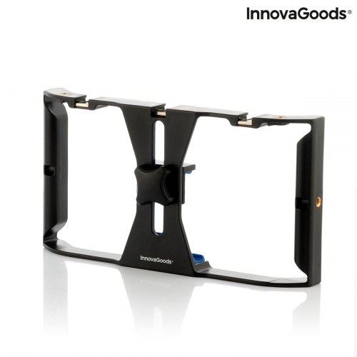 Smartphone-holder med manuel stabilisator Stafect - sort/blå