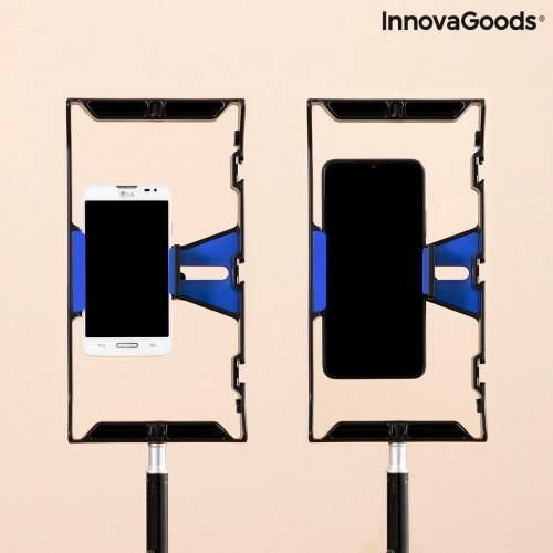 Smartphone-holder med manuel stabilisator Stafect - sort/blå