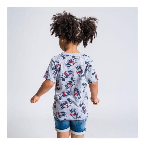 Børne Kortærmet T-shirt Minnie Mouse Grå 6 år