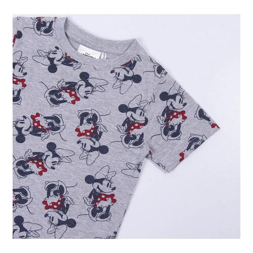 Børne Kortærmet T-shirt Minnie Mouse Grå 6 år