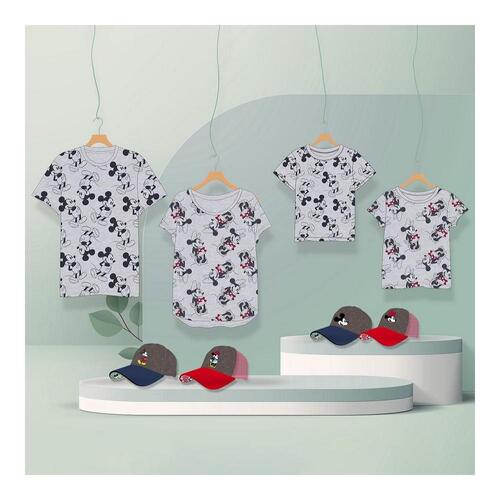 Børne Kortærmet T-shirt Minnie Mouse Grå 6 år