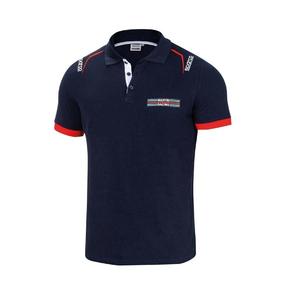 Sparco MARTINI-R polotrøje - kortærmet, marineblå, str. L