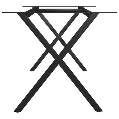 Spisebordsstel krydsstel 200 x 80 x 72 cm