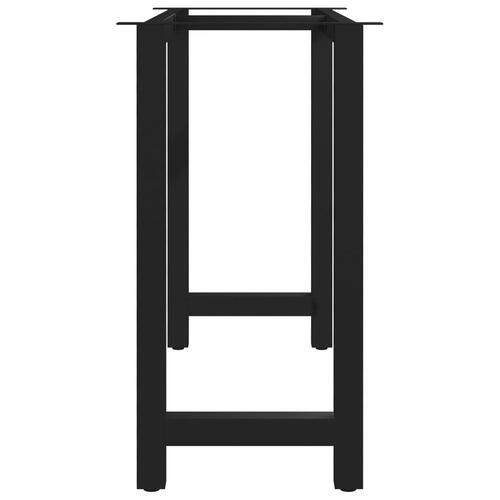 Spisebordsstel H-formet 120 x 50 x 72 cm