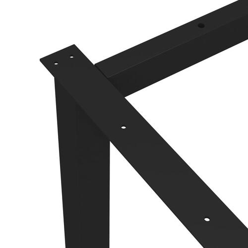 Spisebordsstel H-formet 120 x 50 x 72 cm
