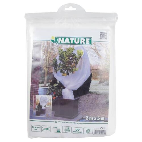 Nature frostdækken i fleece 2x5 m 30 g/m² hvid