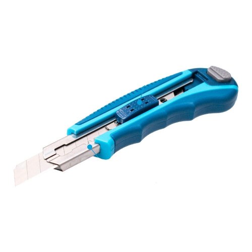 Ferrestock skæreredskab/hobbykniv 18 mm - ergonomisk med sikkerhedslås