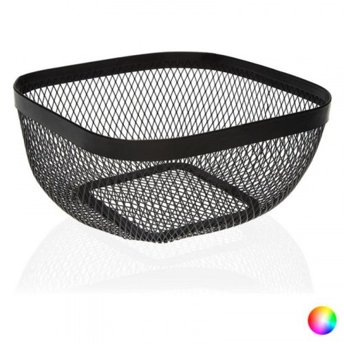 Versa frugtskål i metal/stål 26,5 × 12,5 × 26,5 cm - sort