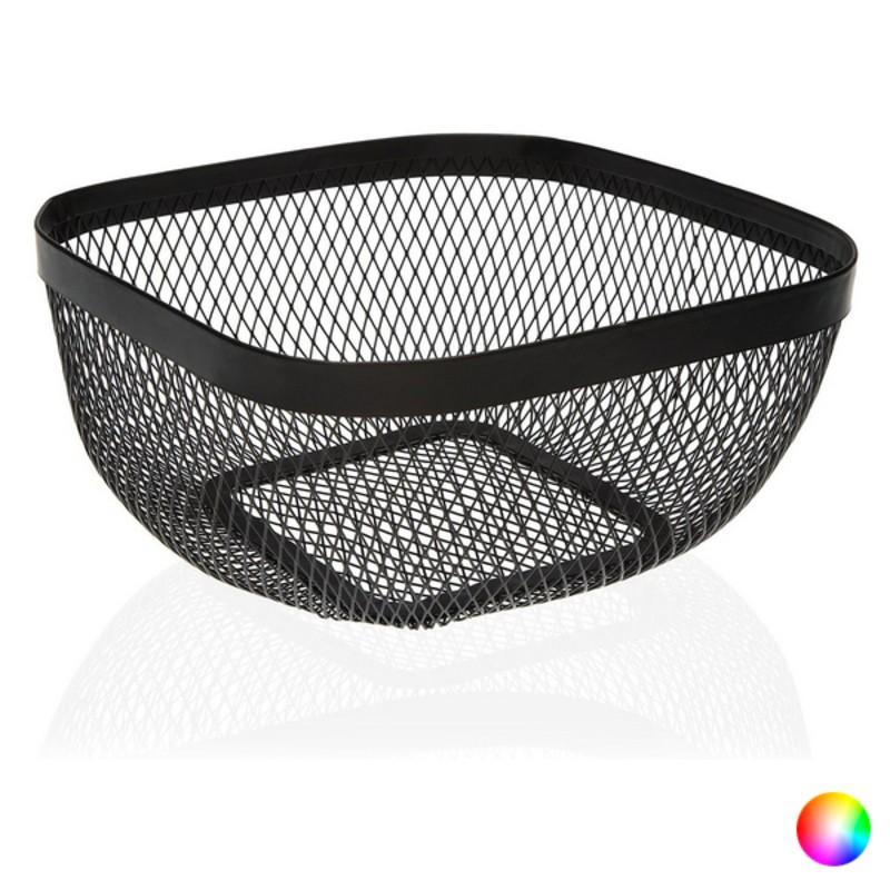 Versa frugtskål i metal/stål 26,5 × 12,5 × 26,5 cm - sort