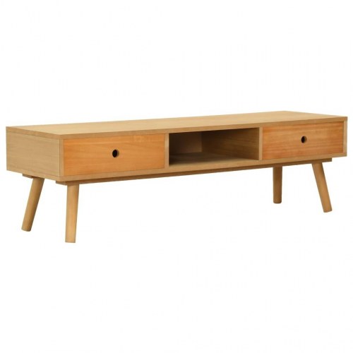 Tv-skab 120 x 35 x 35 cm massivt fyrretræ