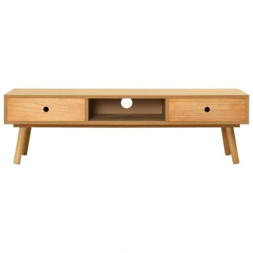 Tv-skab 120 x 35 x 35 cm massivt fyrretræ