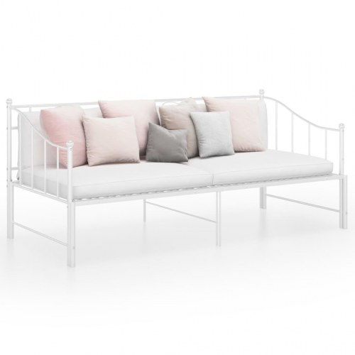 Sengestel til udtræksseng 90 x 200 cm - hvid