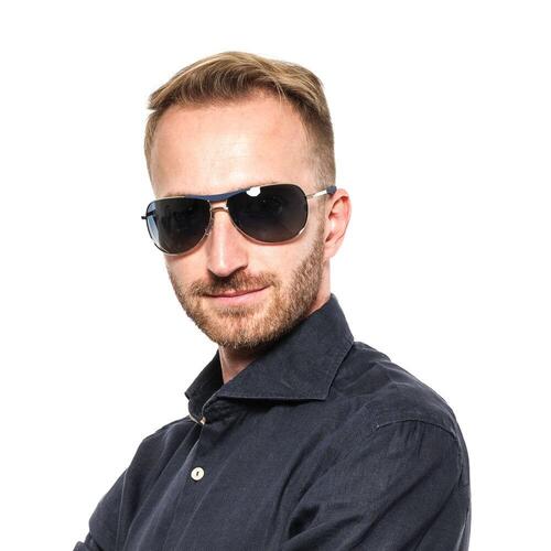 Web Eyewear WE0296 solbriller til mænd - blå linser Ø 66 mm