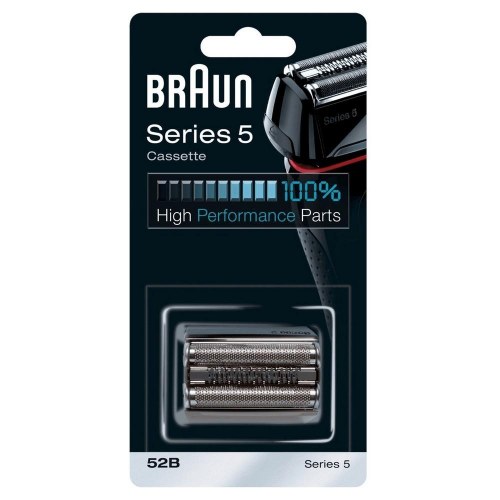 Braun Series 5 barberhoved 52B - sort kassette